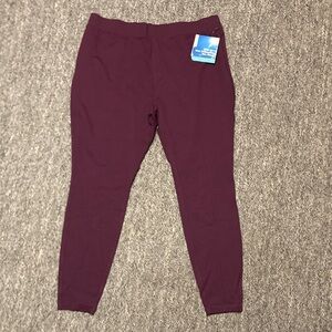 Women’s Coolibar UPF 50+ Burgundy Stretch Leggings - Comfortable protection